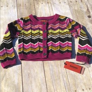 Missoni Toddler Sweater Chevron 18-24 months